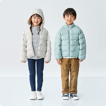 キッズの冬服着用画像