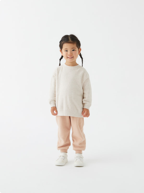 コットン ブークレプルオーバーのLOOKイメージ