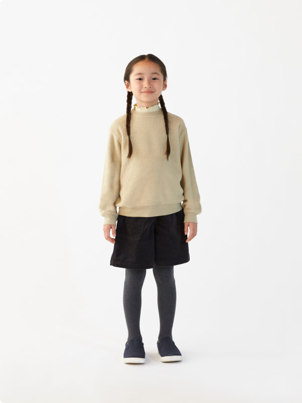 ストレッチコーデュロイキュロットのLOOKイメージ