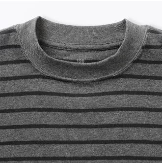 両面起毛クルーネック長袖Tシャツ 特徴画像