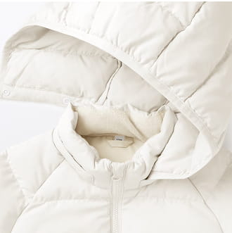 洗える中わた撥水フード付きジャケット 特徴画像