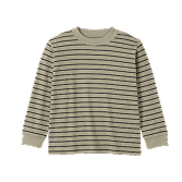 両面起毛クルーネック長袖Ｔシャツの画像