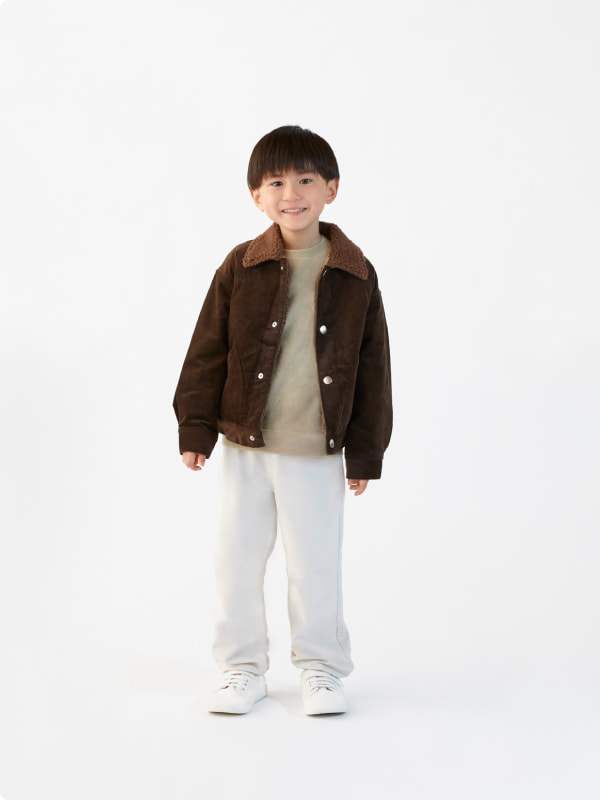 裏ボア コーデュロイジャケットのLOOKイメージ