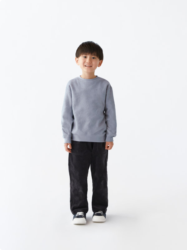 ストレッチコーデュロイワイドパンツのLOOKイメージ