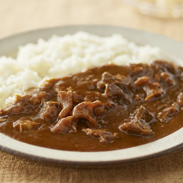 素材を生かした　牛すじカレー