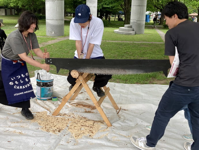 2025年に各務原で開催したイベントの様子2