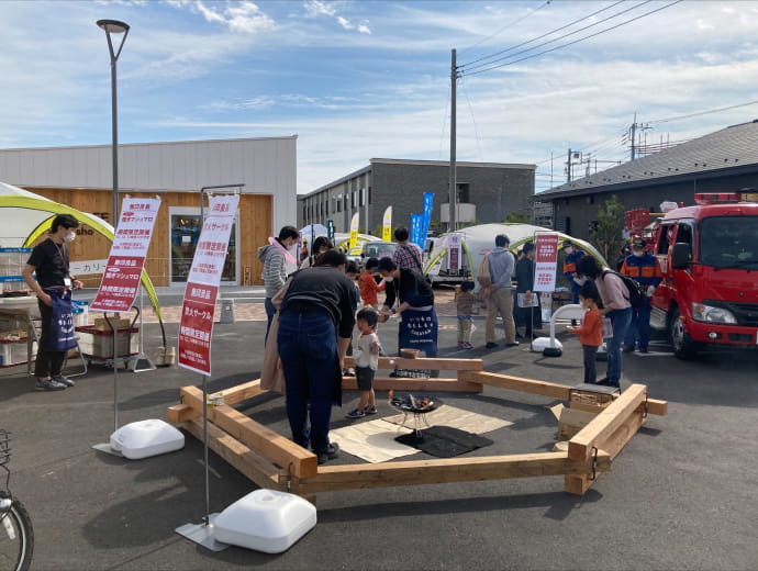 アウトドア×防災ワークショップ