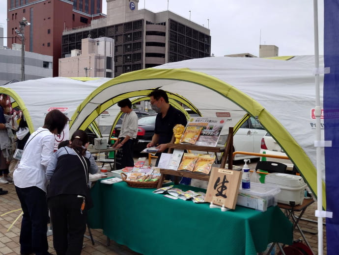 防災にかかわる企業・団体の方による出展、体験型ワークショップ