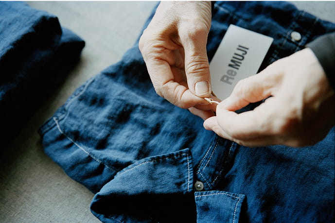 衣服のリユース商品の画像