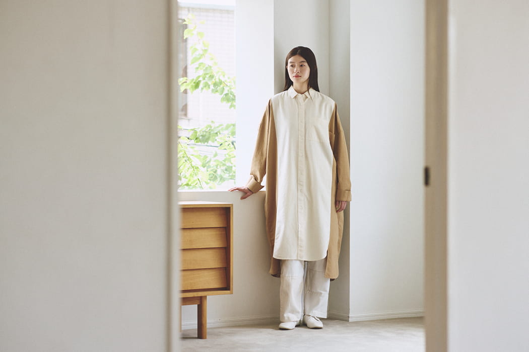 つながる服の着用イメージ