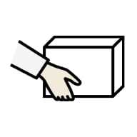 回収ドライバーへ渡すのイメージ