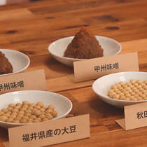 大豆と味噌の画像
