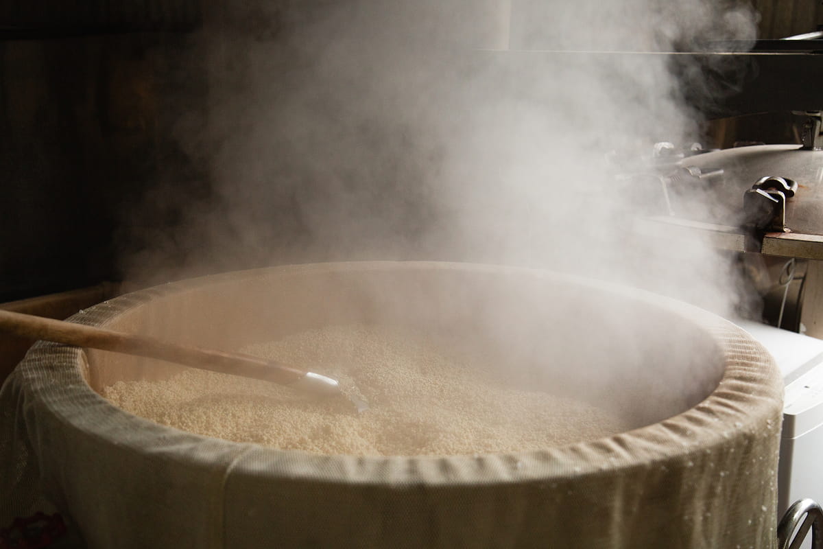 麹蒸しの画像