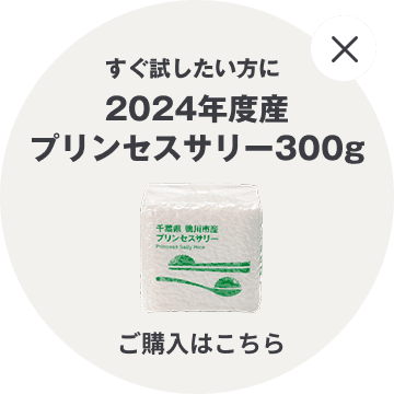 2025年秋収穫 千葉県産プリンセスサリー