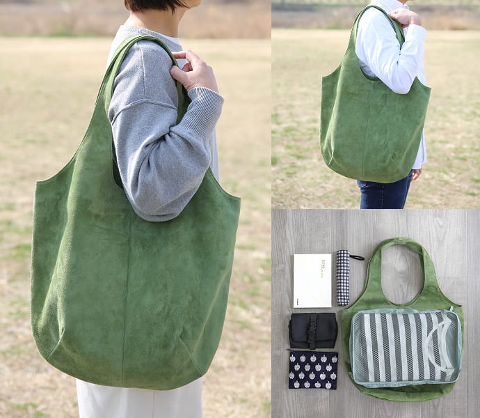 ドロップトートバッグの画像