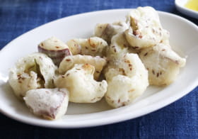 さつまいもとカリフラワーのクミンフリット