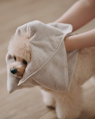 マイクロファイバー　ポケット付ペット用タオルのイメージ