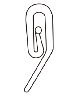 ギャザーフックの図。