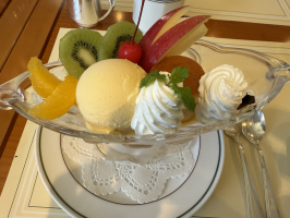 プリンアラモード