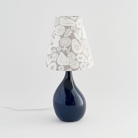 AIL VASE LAMP Blue × Gray