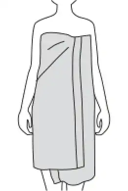 バスタオルのイラスト
