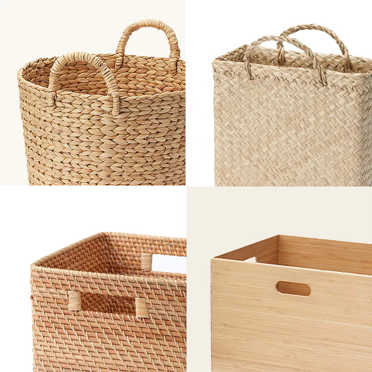 天然素材の収納用品