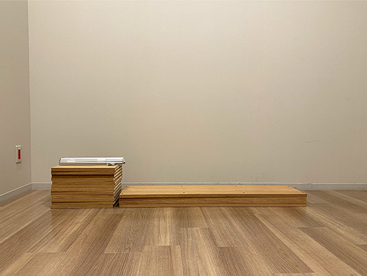 スタッキングシェルフ解体のイメージ