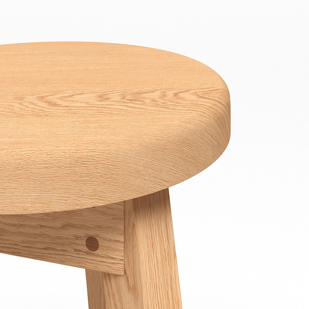 木製ハイスツール 丸座 – 法人向け空間商材 | 無印良品