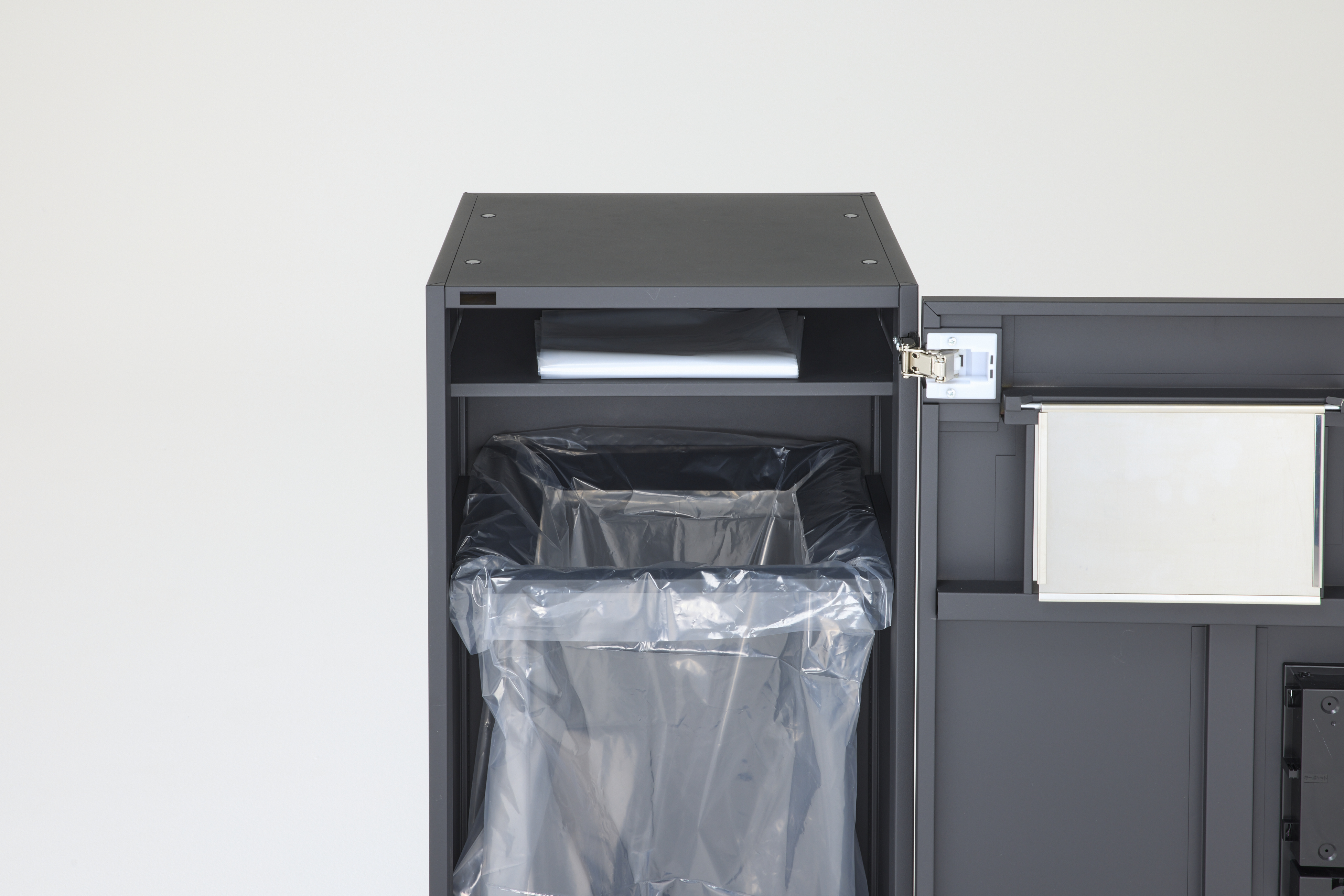 スチールダストボックス フラップ扉付き – 法人向け空間商材 | 無印良品