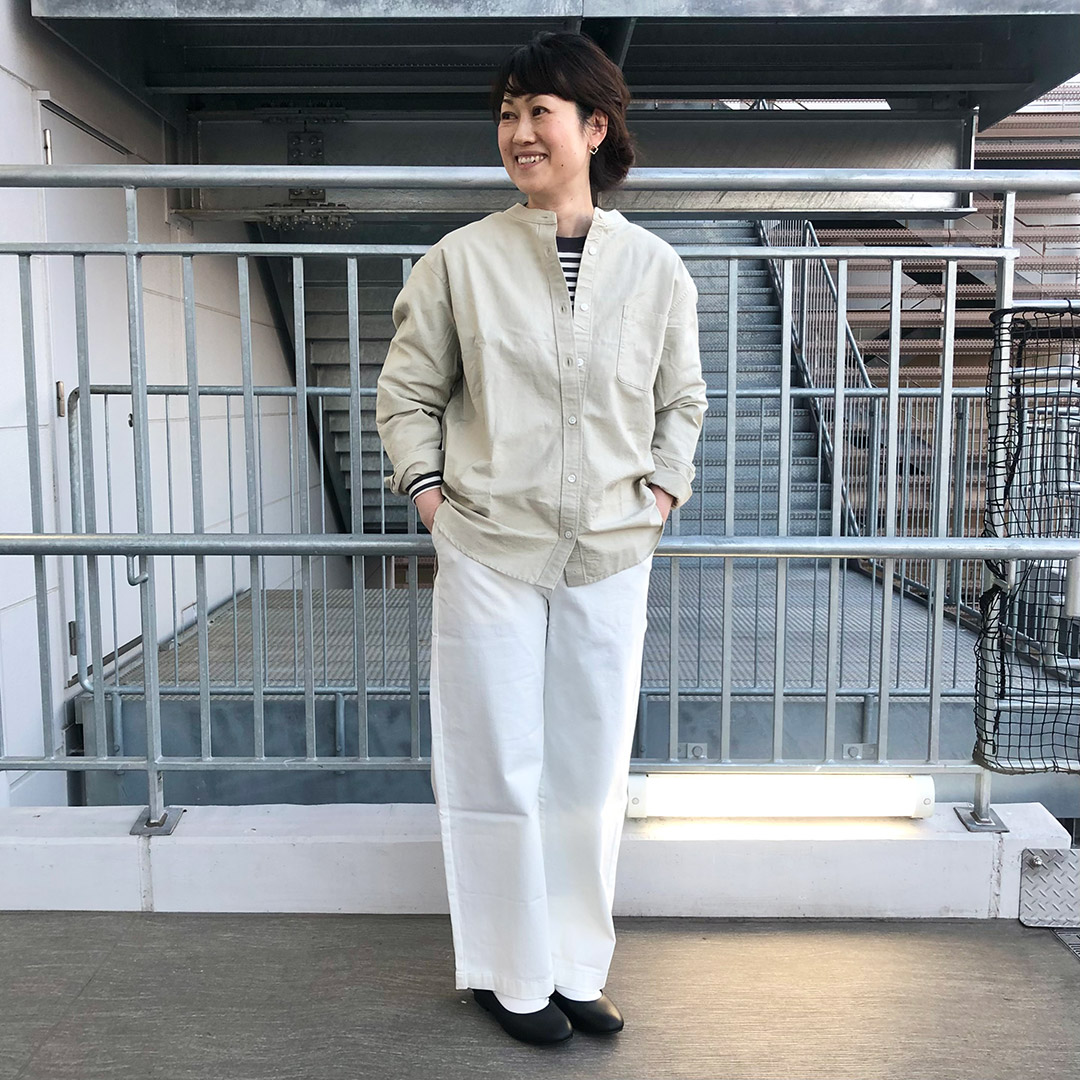 縦横ストレッチチノワイドパンツ 婦人M・カーキグリーン | パンツ | 婦人・レディース 通販 | 無印良品 縦横ストレッチチノワイドパンツ 婦人M・カーキグリーン | パンツ | 婦人・レディース 通販 | 無印良品
