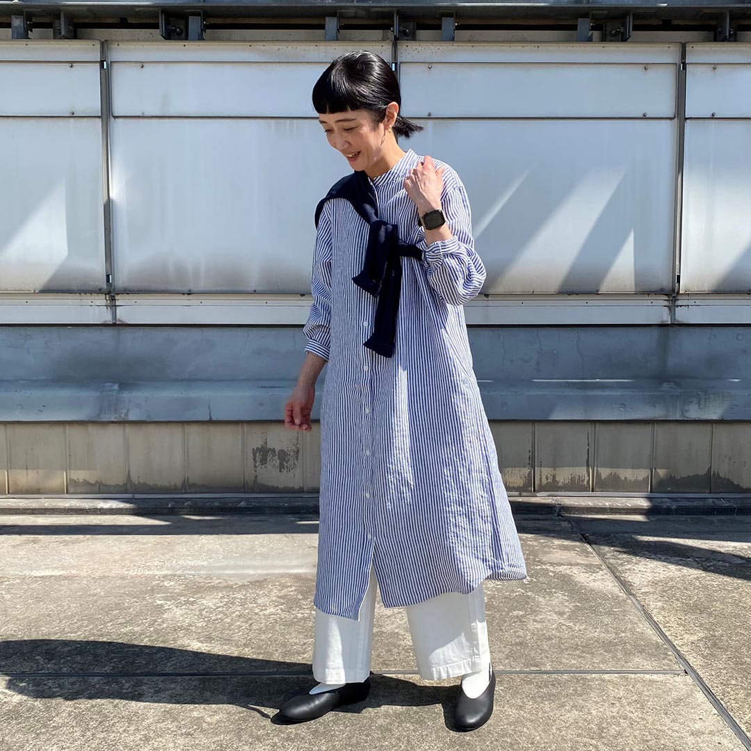 可愛すぎるフェミニンデザイン♪ フレンチリネン シンプルワンピース 通販