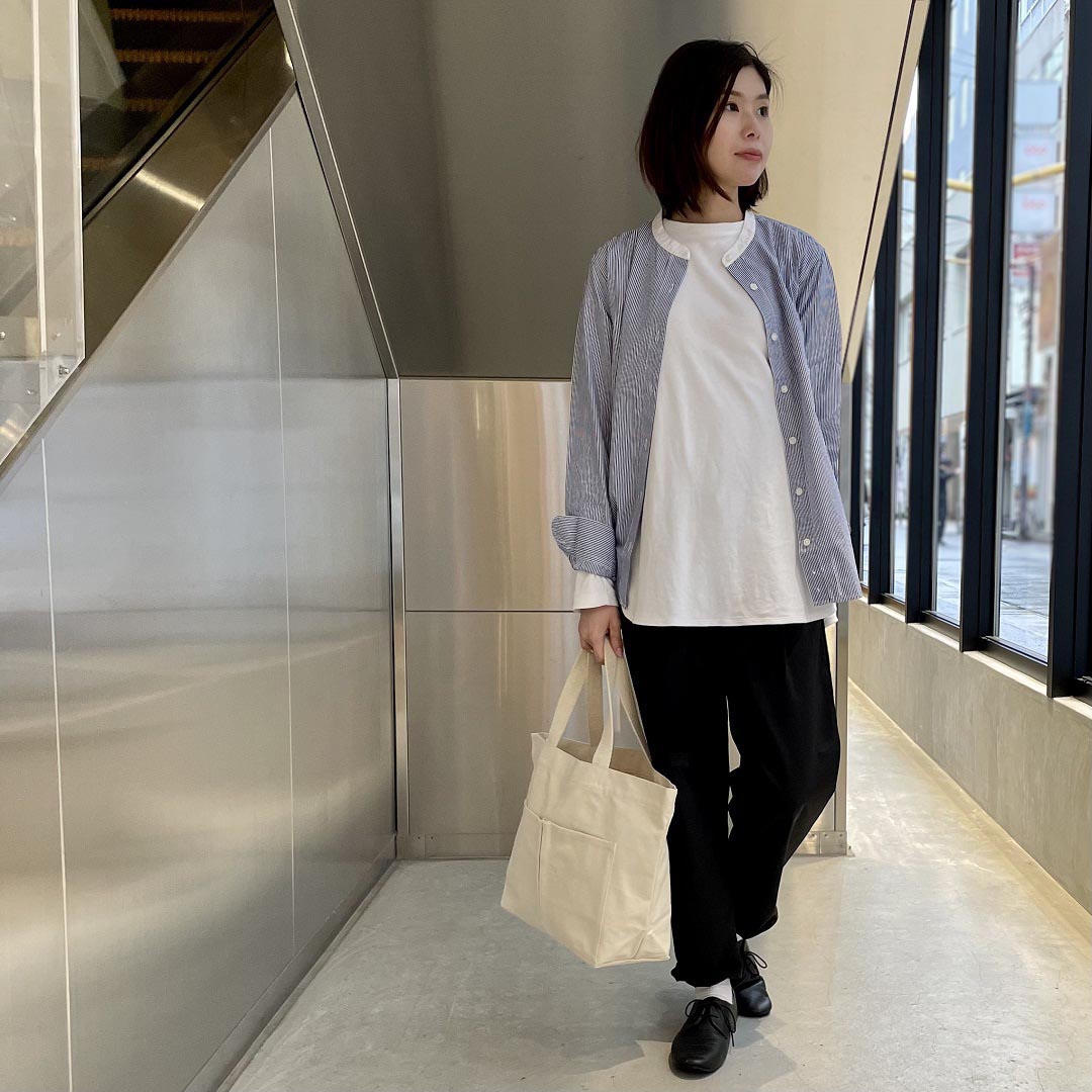 洗いざらしブロードスタンドカラーシャツ 白 婦人ｍ 白 シャツ ブラウス 婦人服 レディースウェア 通販 無印良品