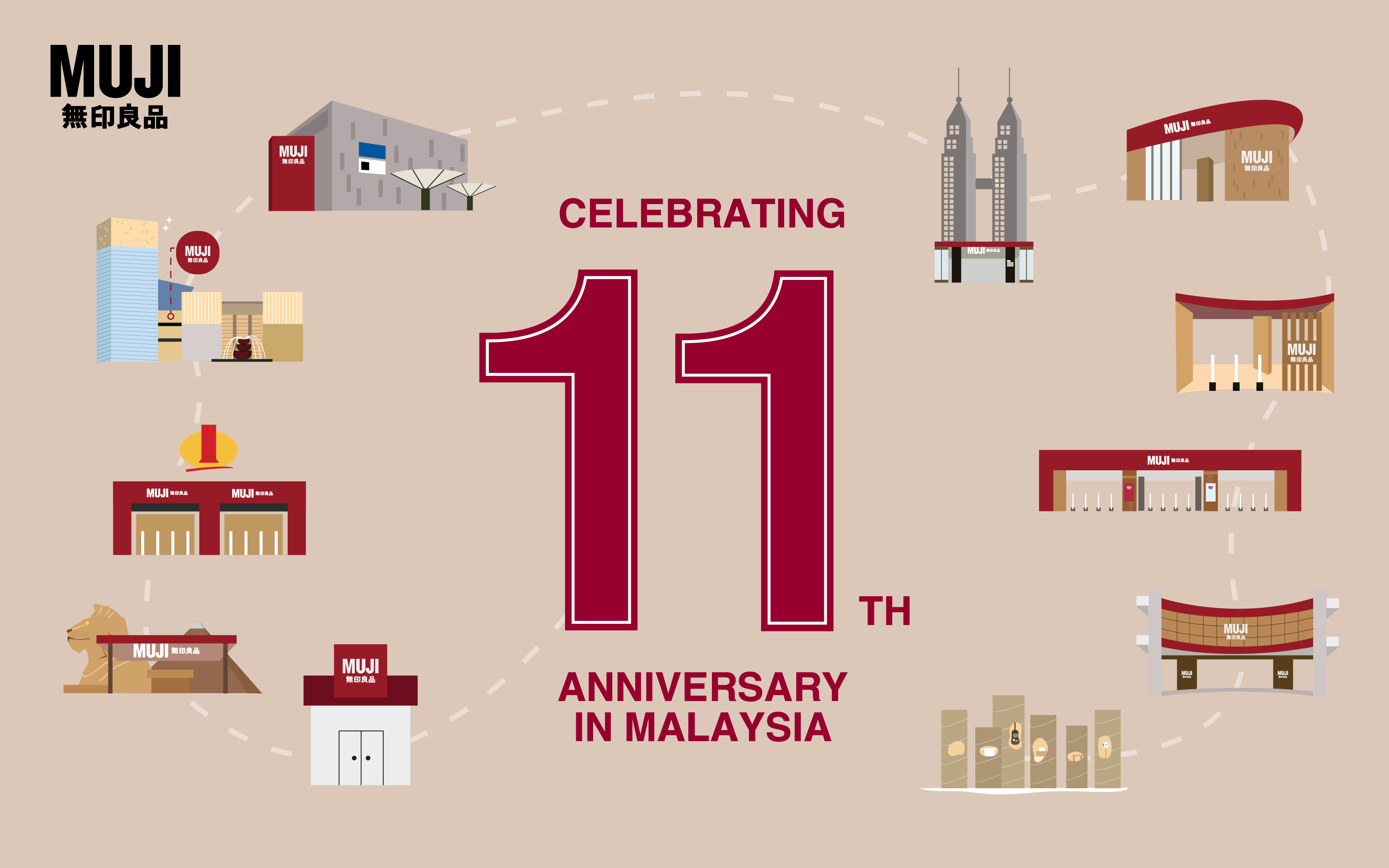 MUJI 11th Anniversary promotion 
