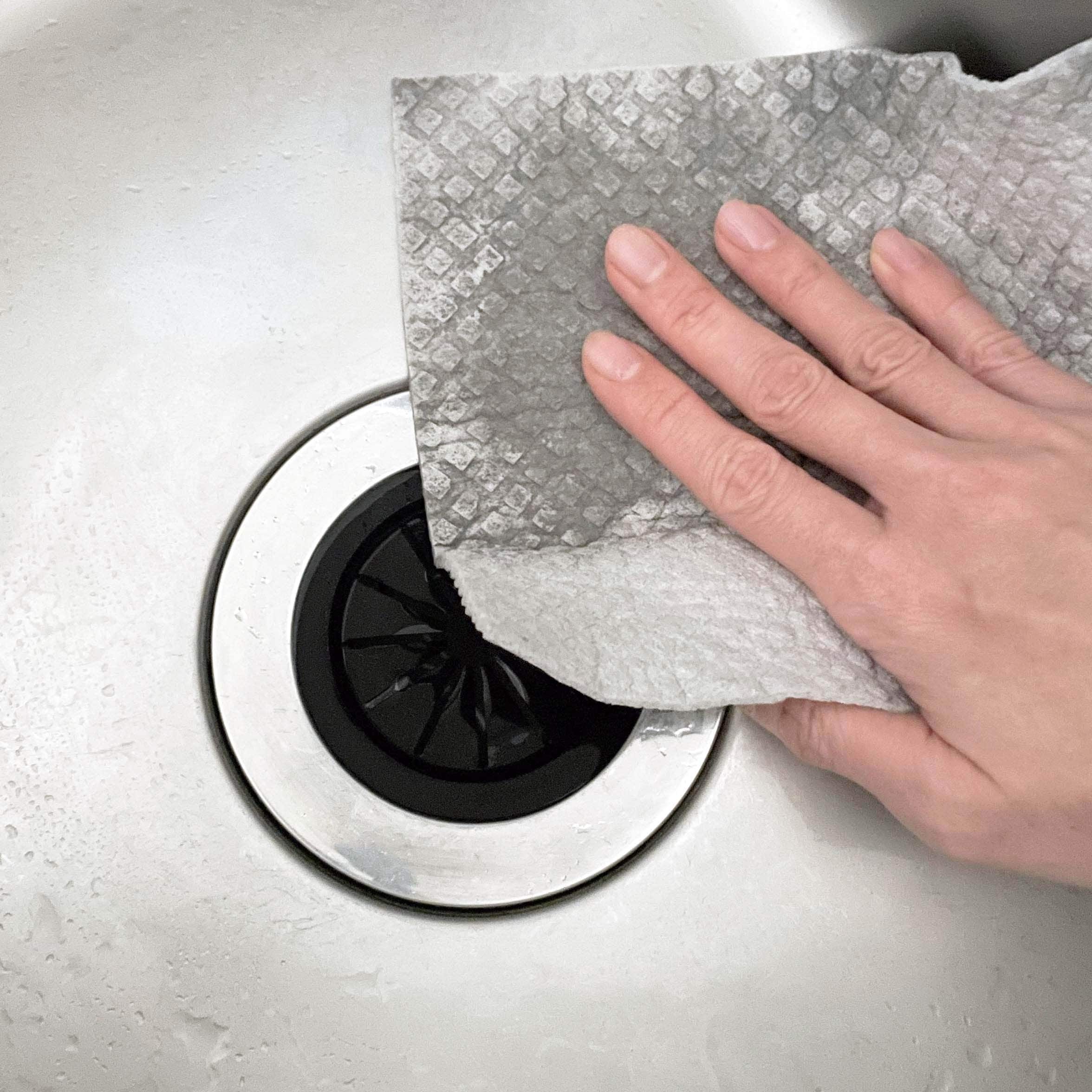 すぐに水気をとり ぬめり知らずの水まわりに 無印良品