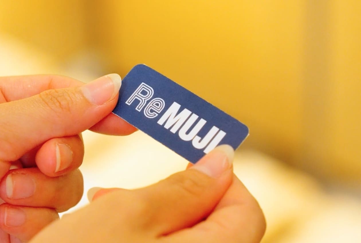 ReMUJI WEEK限定のステッカー