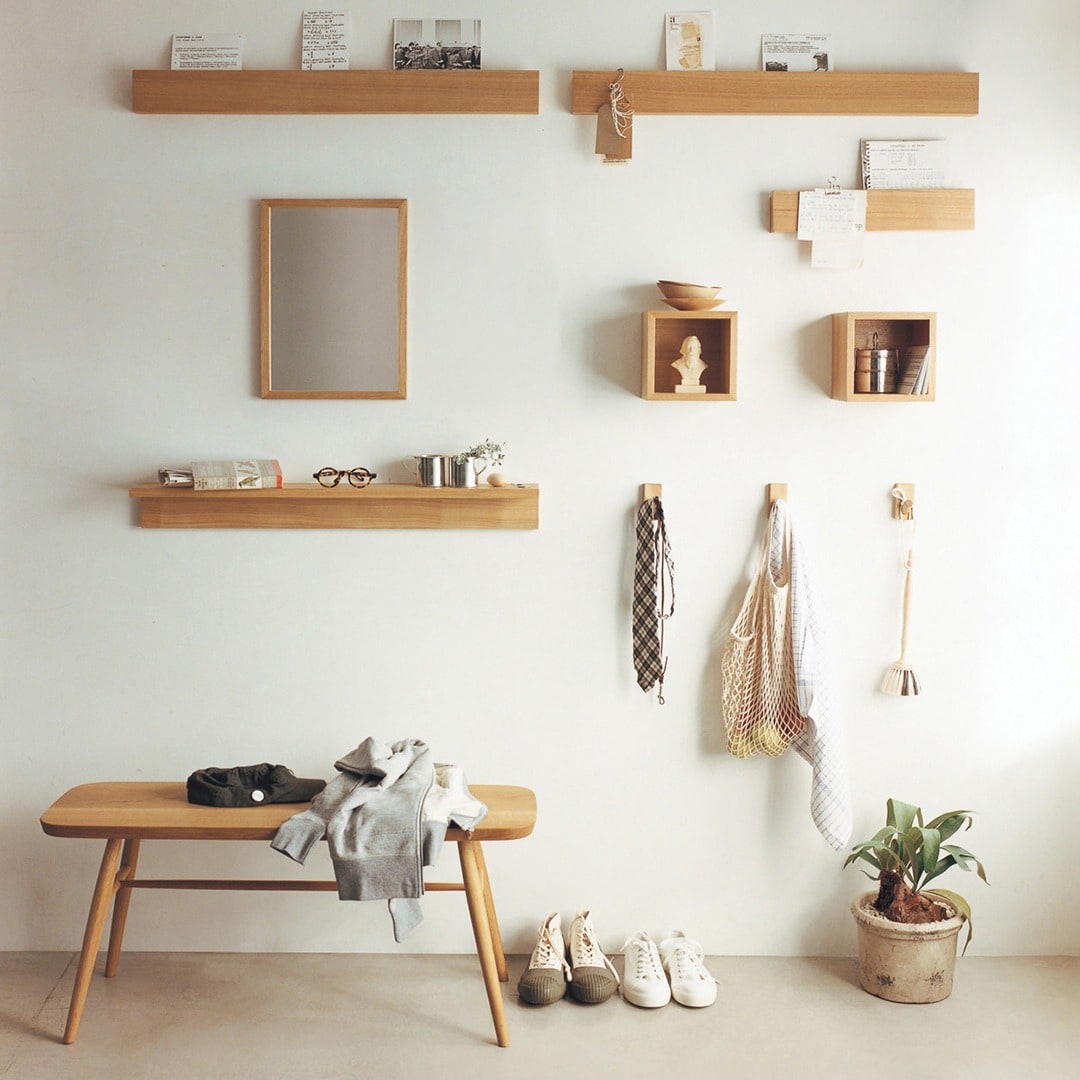 吊るす収納の、良いことと活用法｜ 無印良品