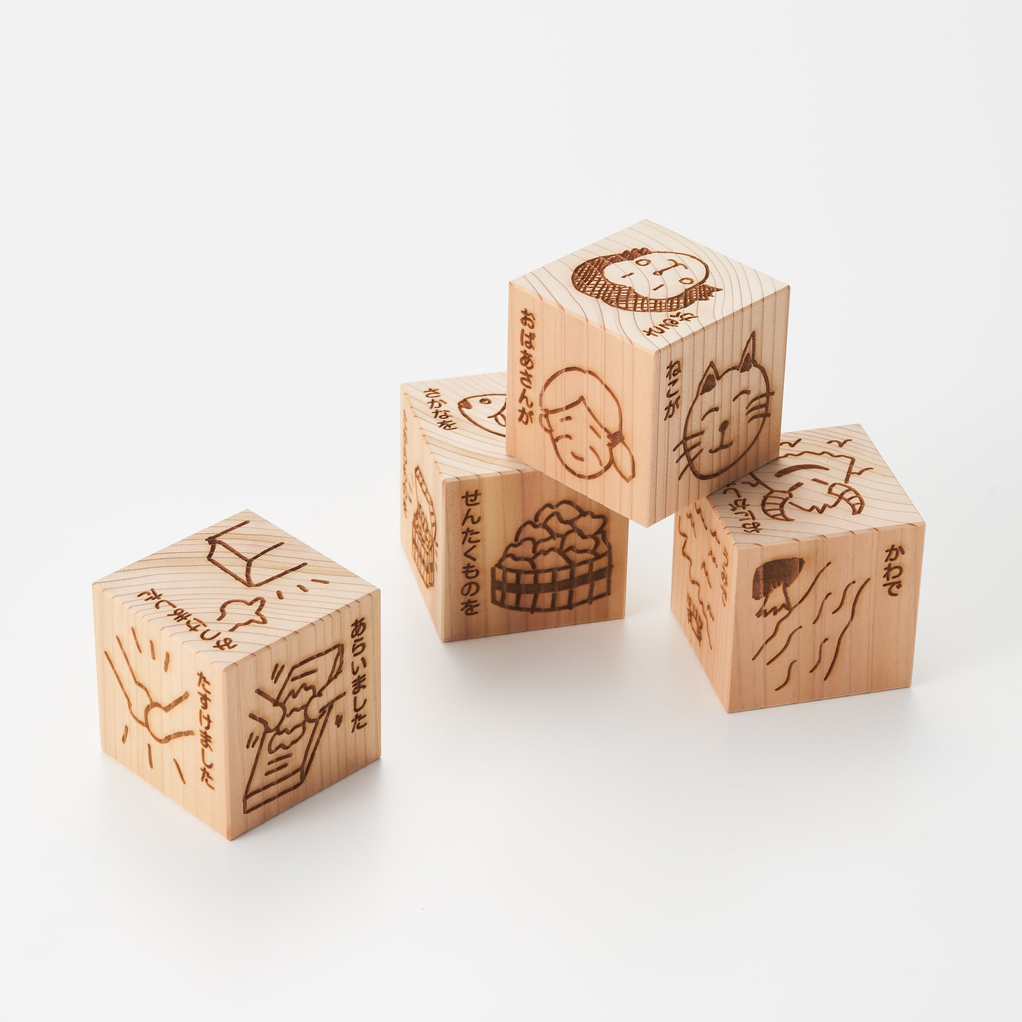 木のおもちゃ もくもく絵本 女の子ver. | 無印良品