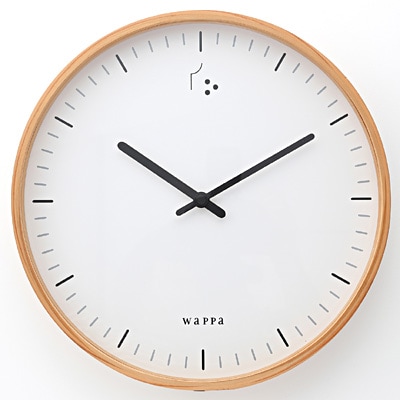 曲げわっぱの時計　Wa CLOCK