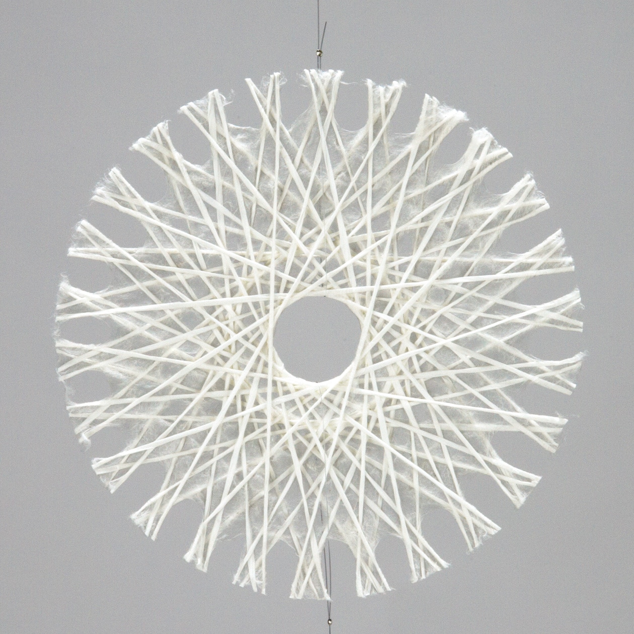 呼吸する和紙のモビール　ストレートタイプ