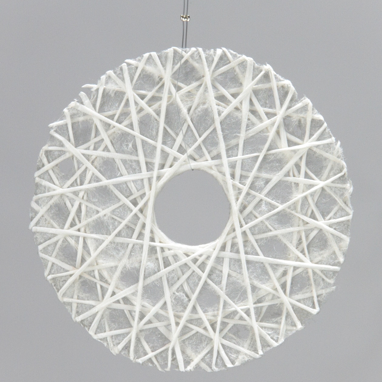 呼吸する和紙のモビール