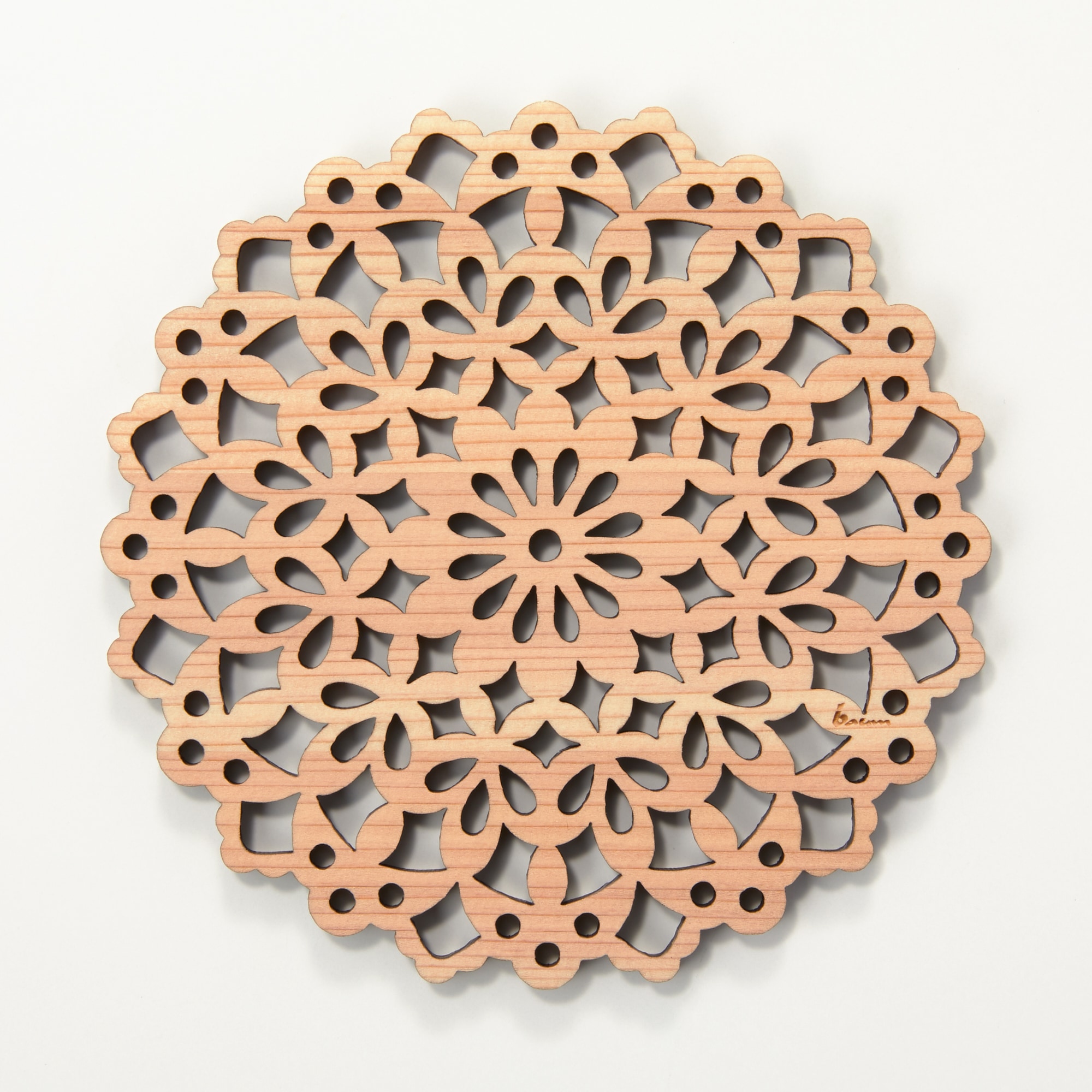 もくレース コースター M（5枚セット） | 無印良品