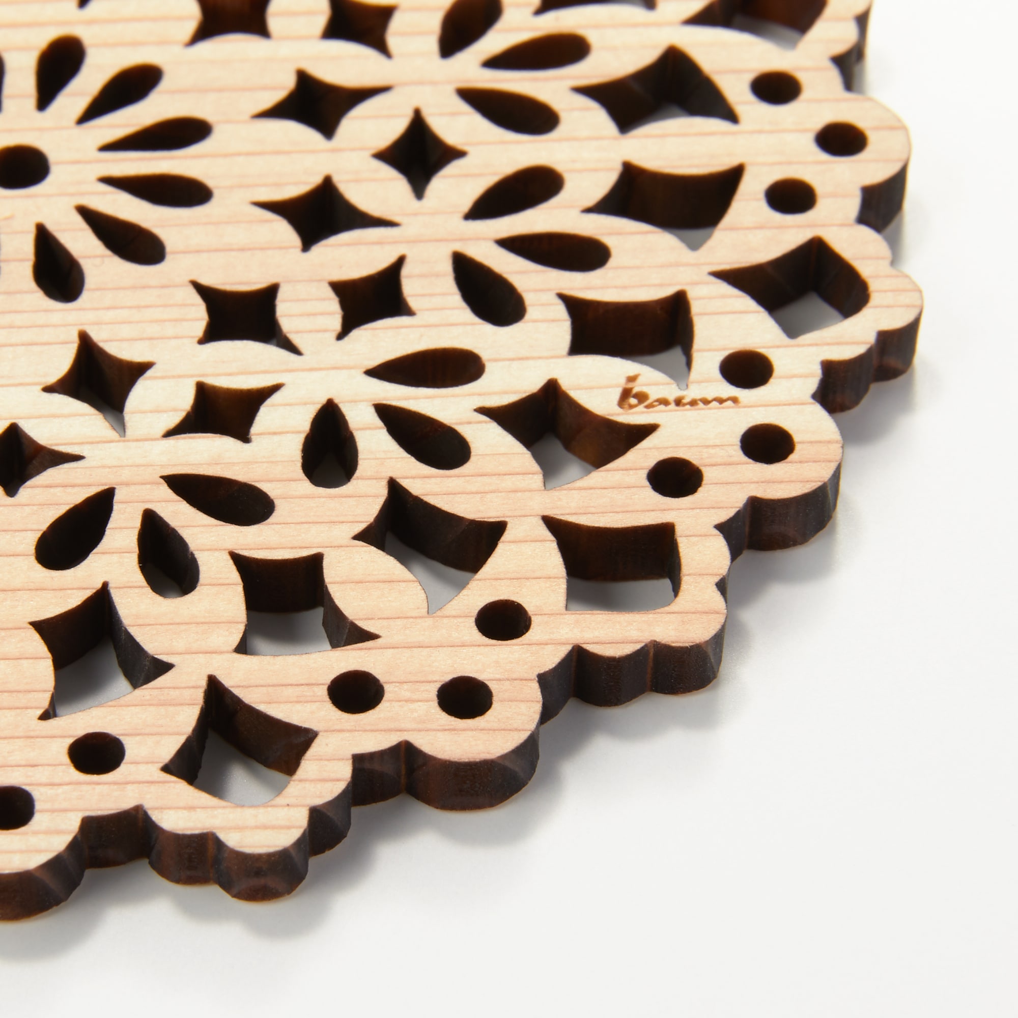 もくレース コースター M（5枚セット） | 無印良品