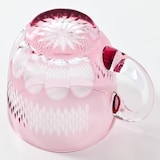 江戸切子の硝子カップ　