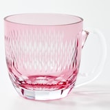 江戸切子の硝子カップ　