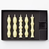 七尾の和ろうそく　ななお　こま燭台セット