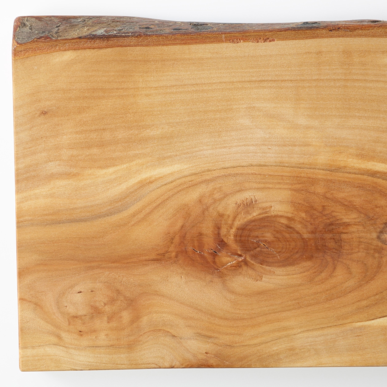 りんごの木プレート　皮付