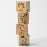 木のおもちゃ　もくもく絵本　オリジナル名入れ（英語版）