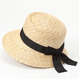 埼玉県　田中帽子の麦わら帽子「つば広（アリス）」