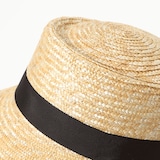 埼玉県　田中帽子の麦わら帽子「つば広（アリス）」