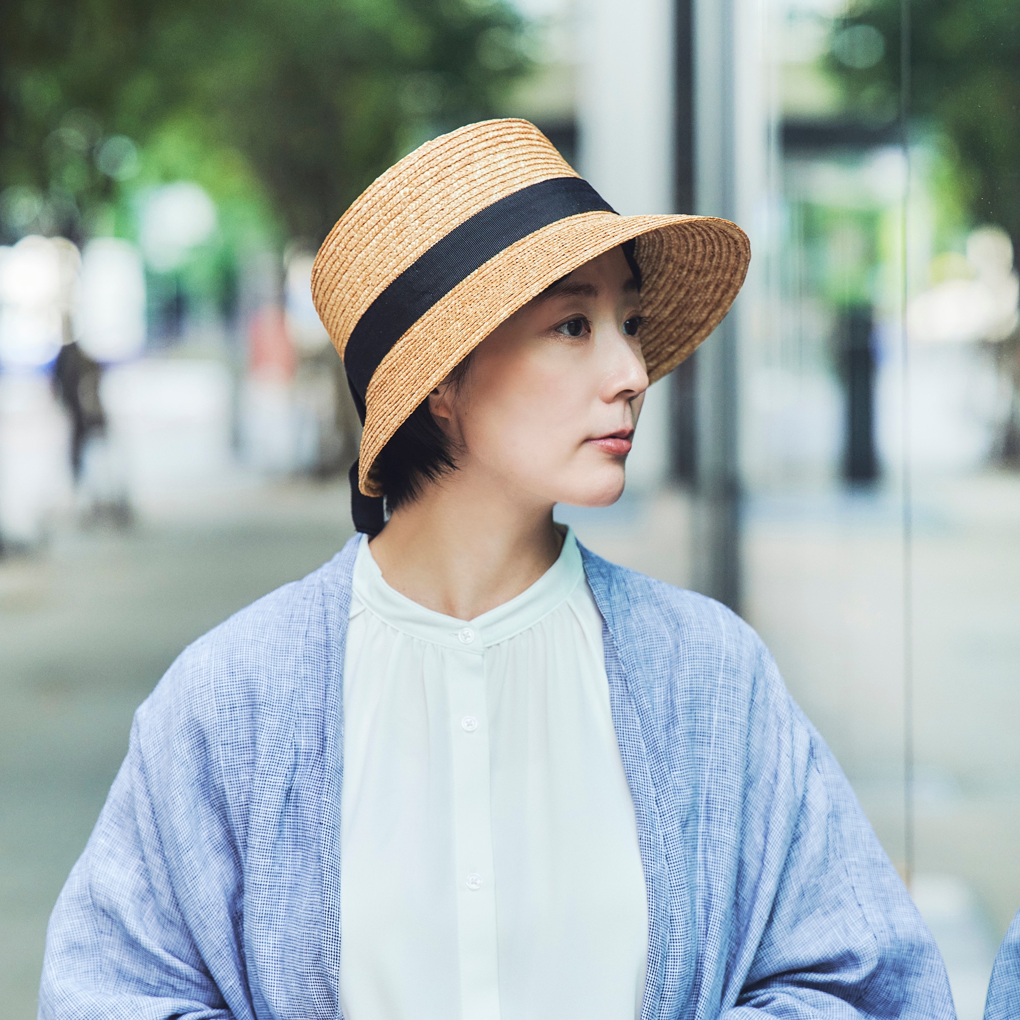 【新品！】　田中帽子店 麦わら帽子 つば広 アリス 埼玉県 田中帽子の麦わら帽子「つば広（アリス）」 | 無印良品